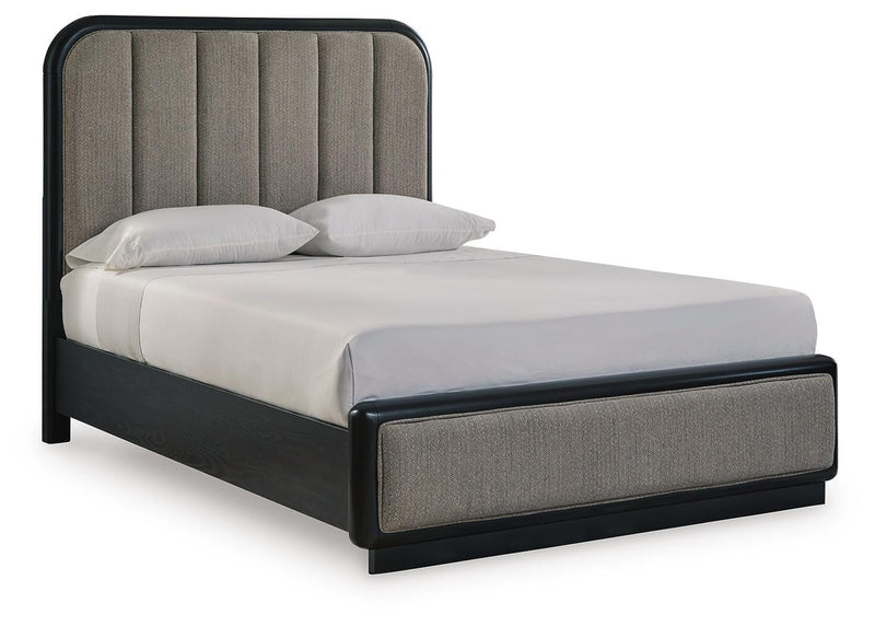 Juego de dormitorio con cama tapizada Rowanbeck