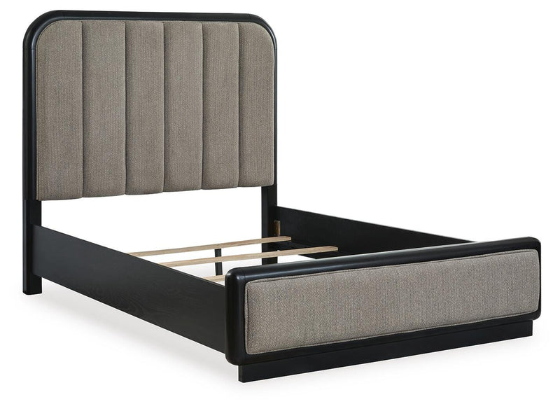 Juego de dormitorio con cama tapizada Rowanbeck