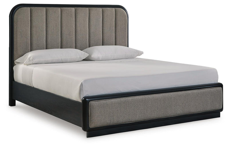 Juego de dormitorio con cama tapizada Rowanbeck