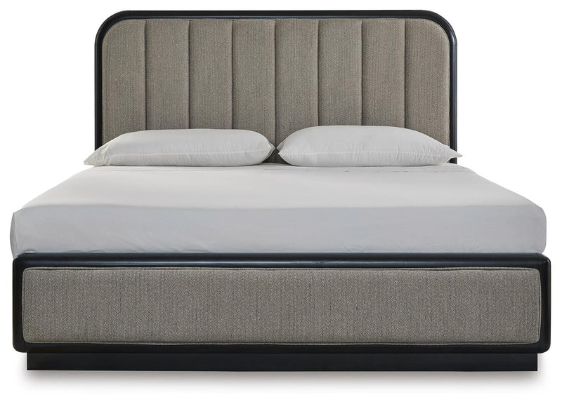Juego de dormitorio con cama tapizada Rowanbeck