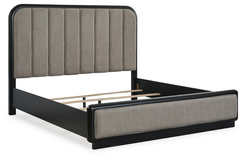 Juego de dormitorio con cama tapizada Rowanbeck