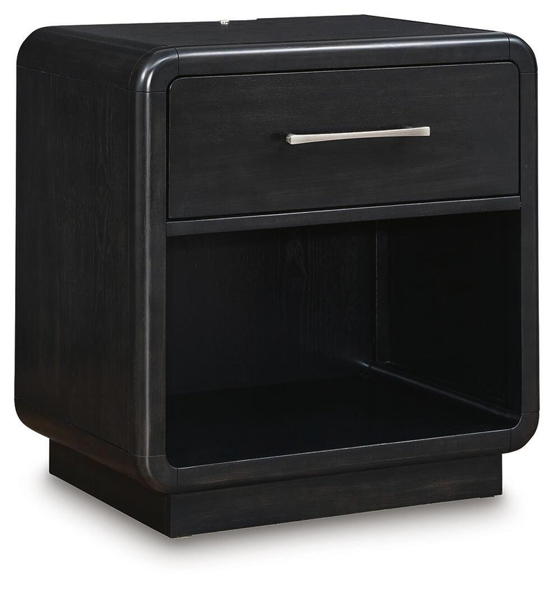 Juego de dormitorio con cama tapizada Rowanbeck