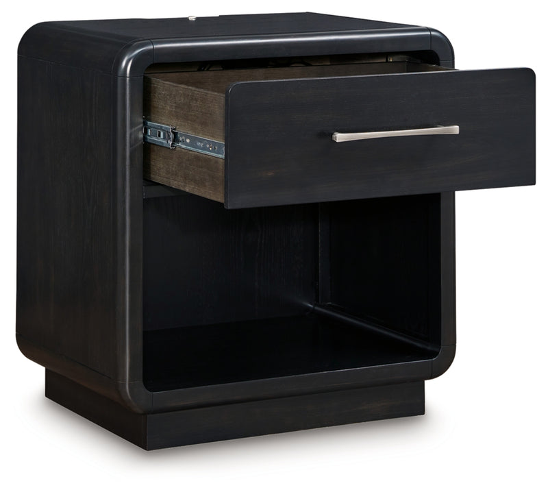 Mesa de noche de un cajón Rowanbeck