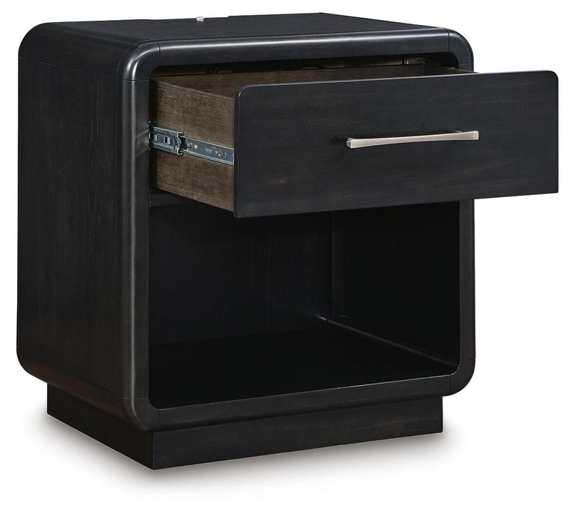 Juego de dormitorio con cama tapizada Rowanbeck