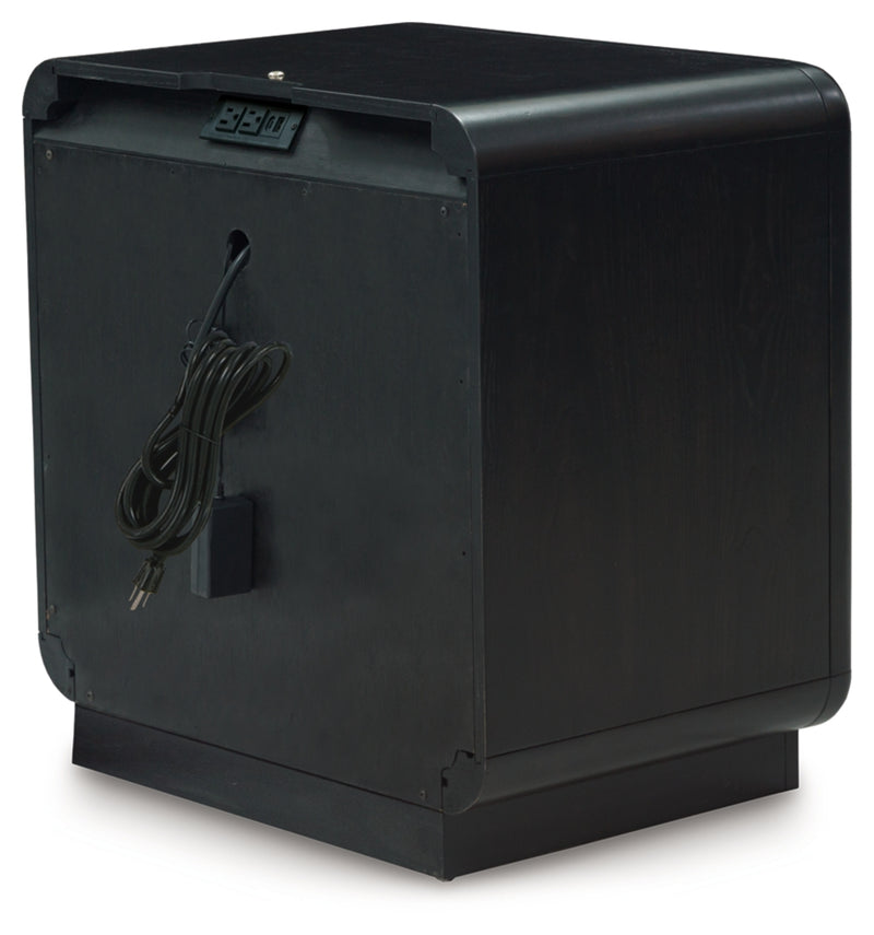 Mesa de noche de un cajón Rowanbeck