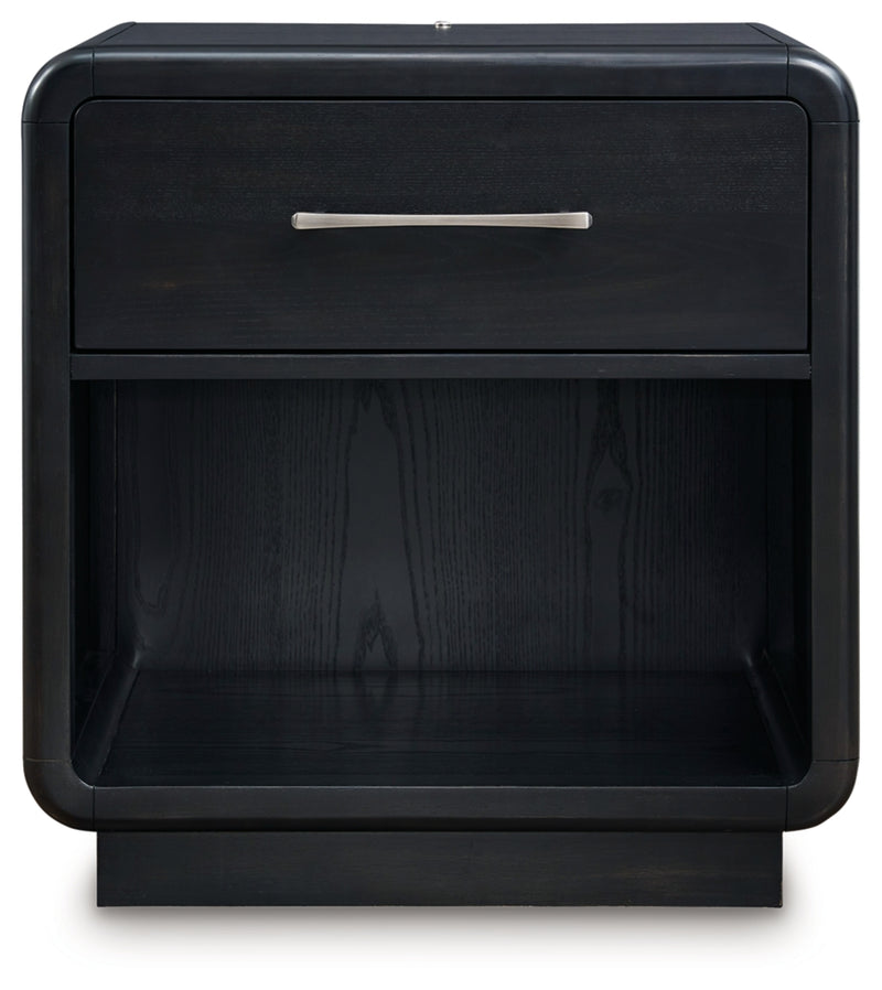 Mesa de noche de un cajón Rowanbeck