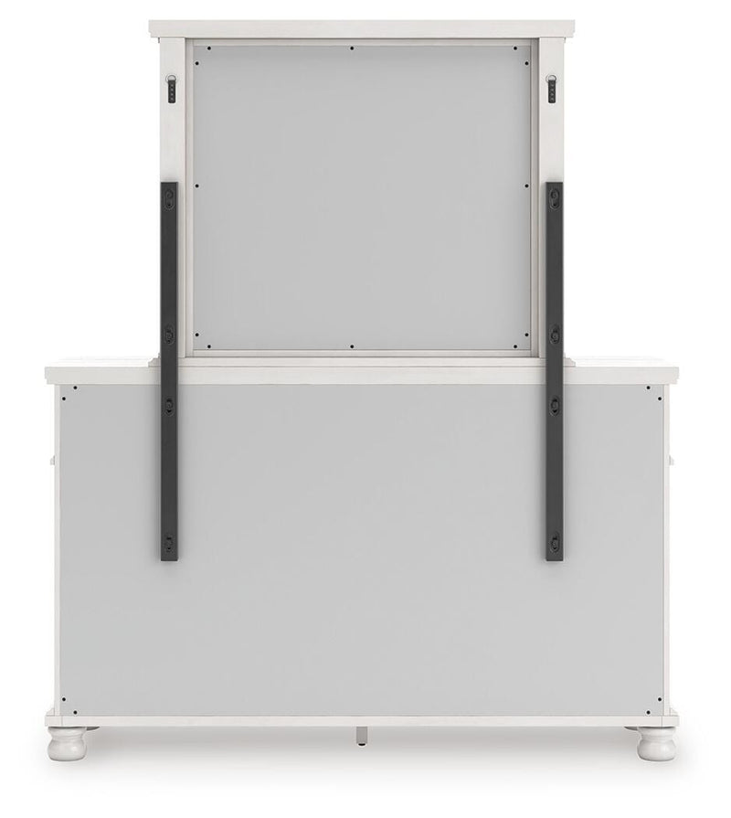 Juego de dormitorio con cama con dosel Rowlenstown