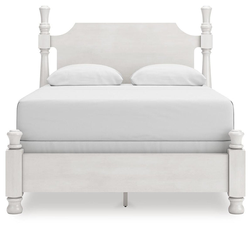 Juego de dormitorio con cama con dosel Rowlenstown