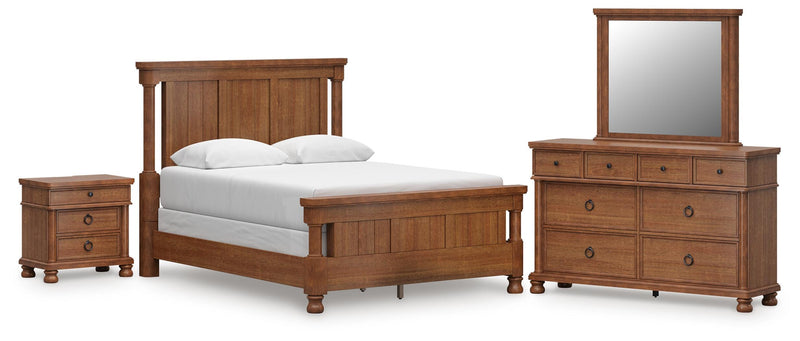 Juego de dormitorio con cama con dosel Rowlenstown