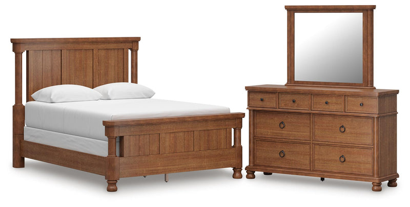 Juego de dormitorio con cama con dosel Rowlenstown