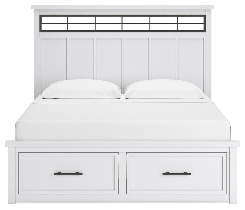 Juego de dormitorio de cama con almacenaje Ashbryn
