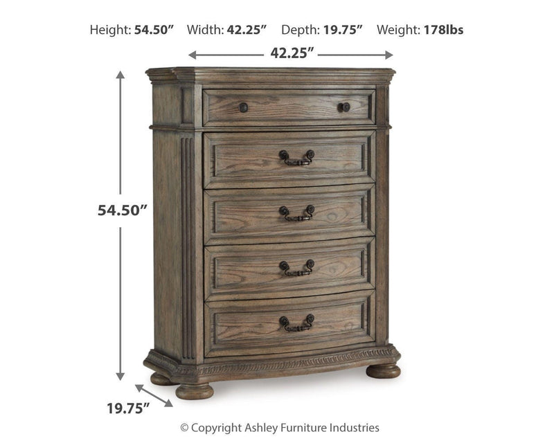 Ardenfield Upholstered Sleigh Bed Bedroom Set