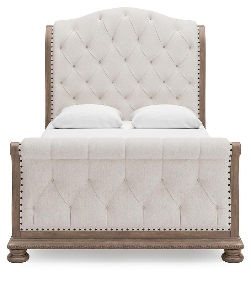 Cama trineo tapizada Ardenfield