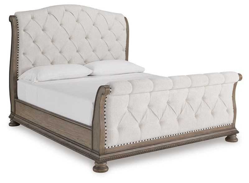 Cama trineo tapizada Ardenfield