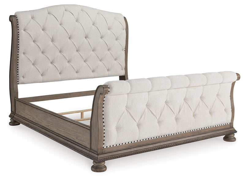Cama trineo tapizada Ardenfield