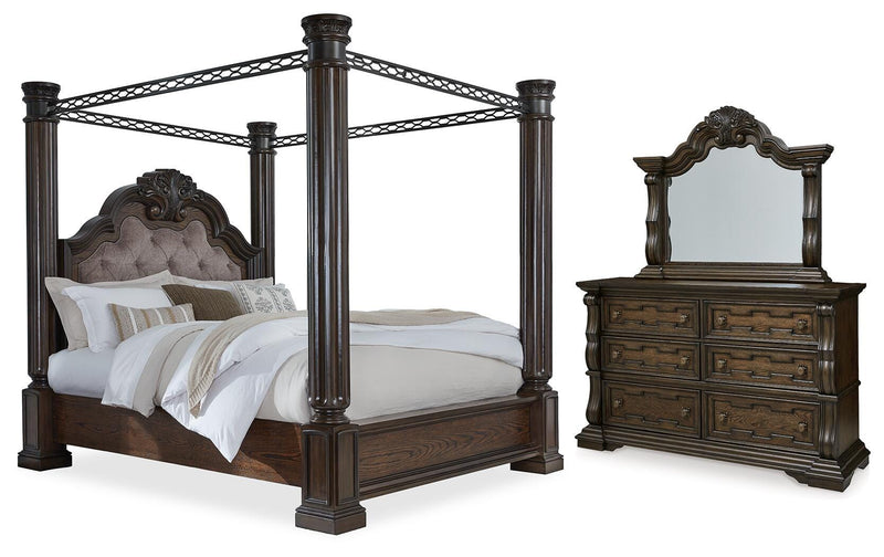 Maylee Canopy Bed Bedroom Set