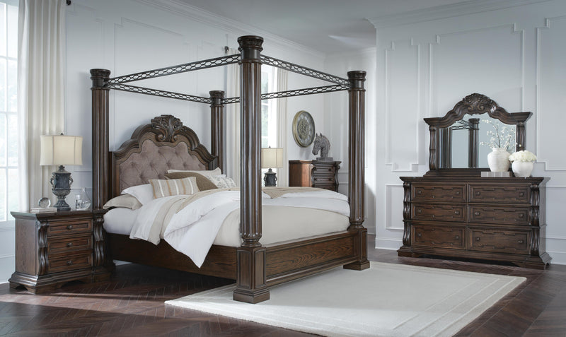 Cama con dosel Maylee