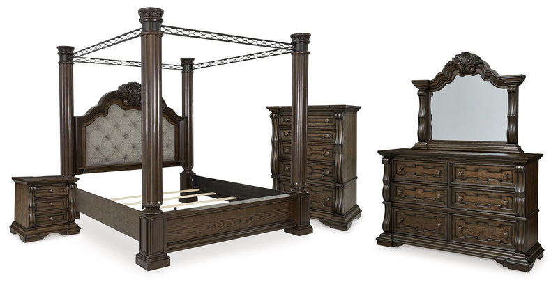 Maylee Canopy Bed Bedroom Set