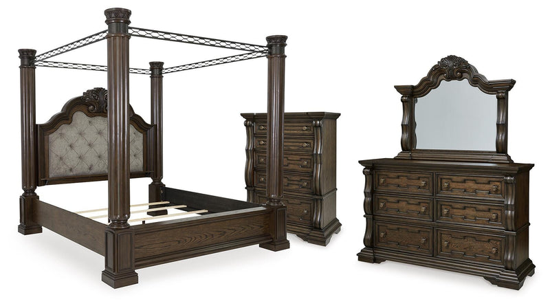 Maylee Canopy Bed Bedroom Set