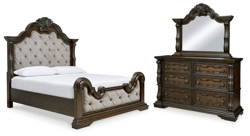 Maylee Upholstered Bed Bedroom Set