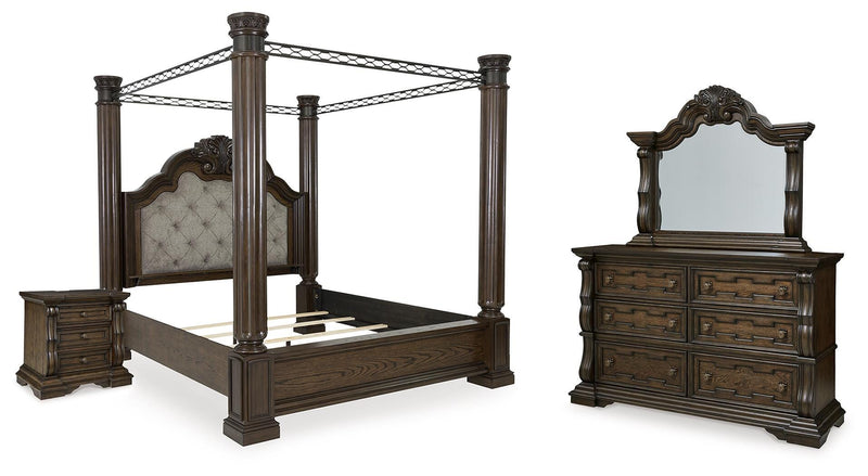 Maylee Canopy Bed Bedroom Set