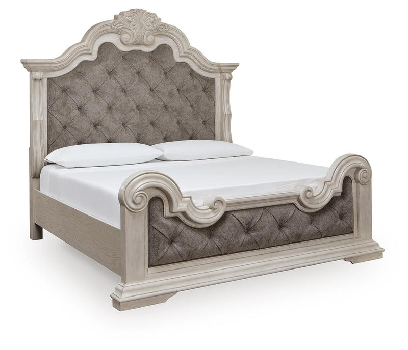 Cama de paneles tapizada Andonhall