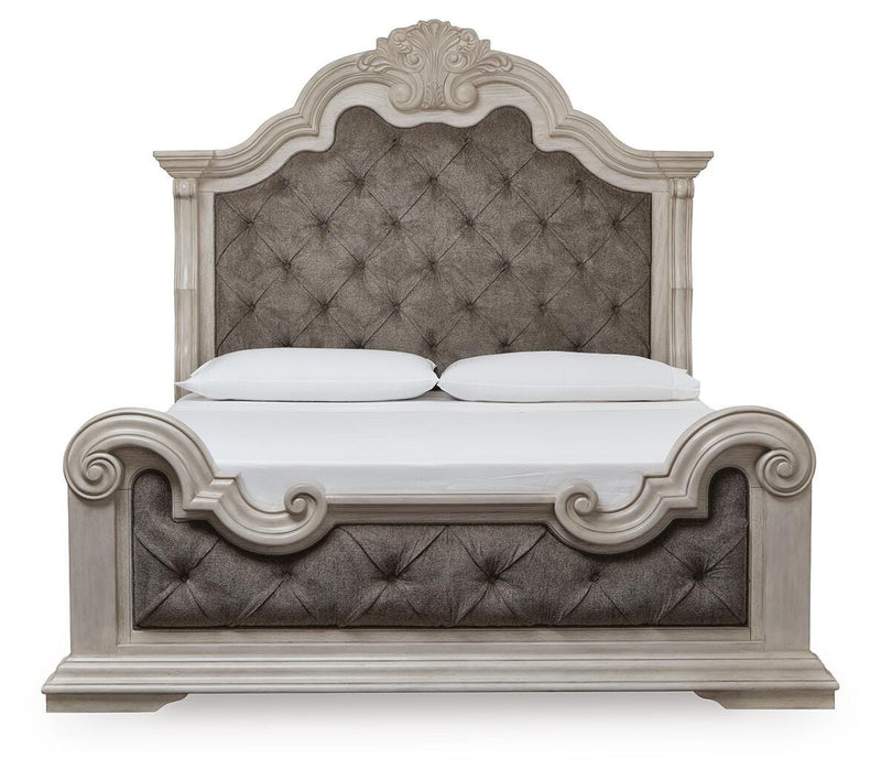 Cama de paneles tapizada Andonhall
