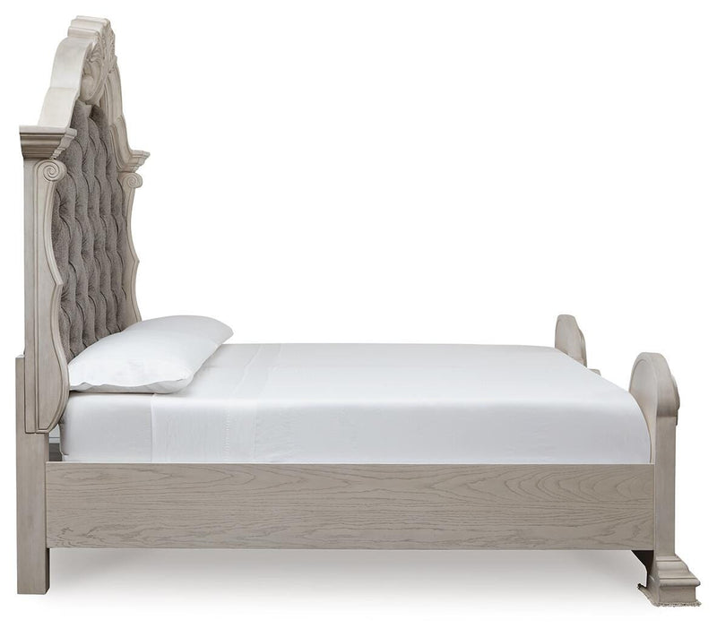 Cama de paneles tapizada Andonhall