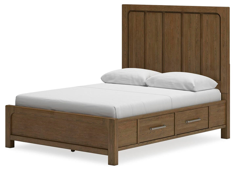 Cabalynn Cama con panel y almacenamiento