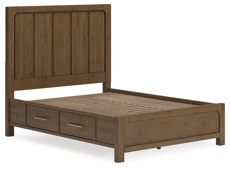 Cabalynn Cama con panel y almacenamiento
