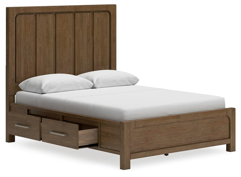 Cabalynn Cama con panel y almacenamiento