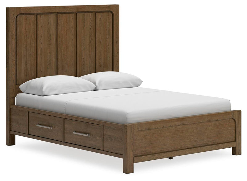 Cabalynn Cama con panel y almacenamiento