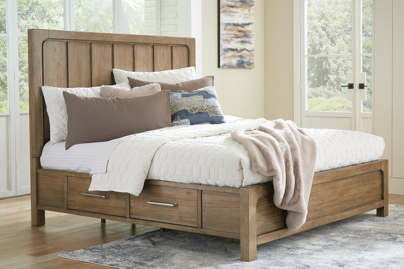 Cabalynn Cama con panel y almacenamiento