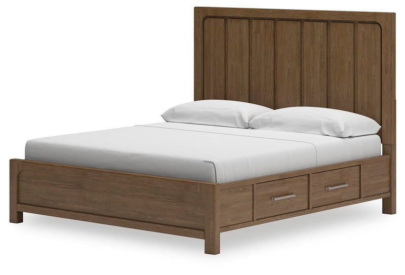 Cabalynn Cama con panel y almacenamiento