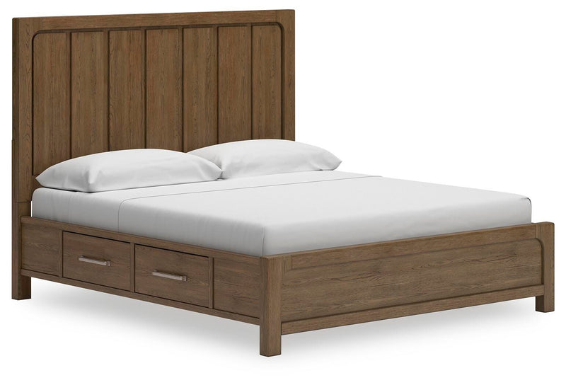 Cabalynn Cama con panel y almacenamiento