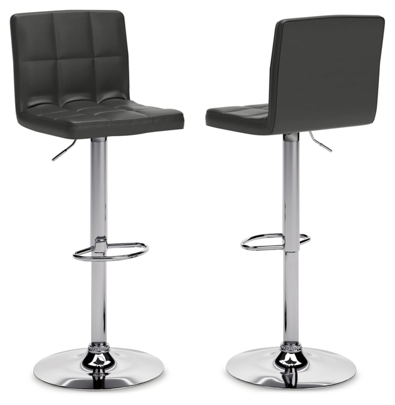 Bellatier Tall Upholstered Swivel Barstool