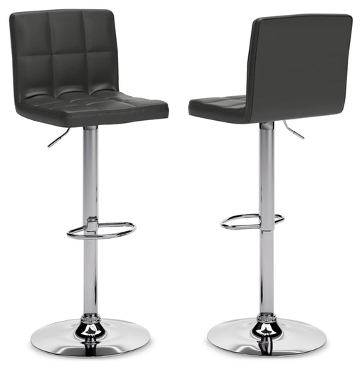 Bellatier Tall Upholstered Swivel Barstool