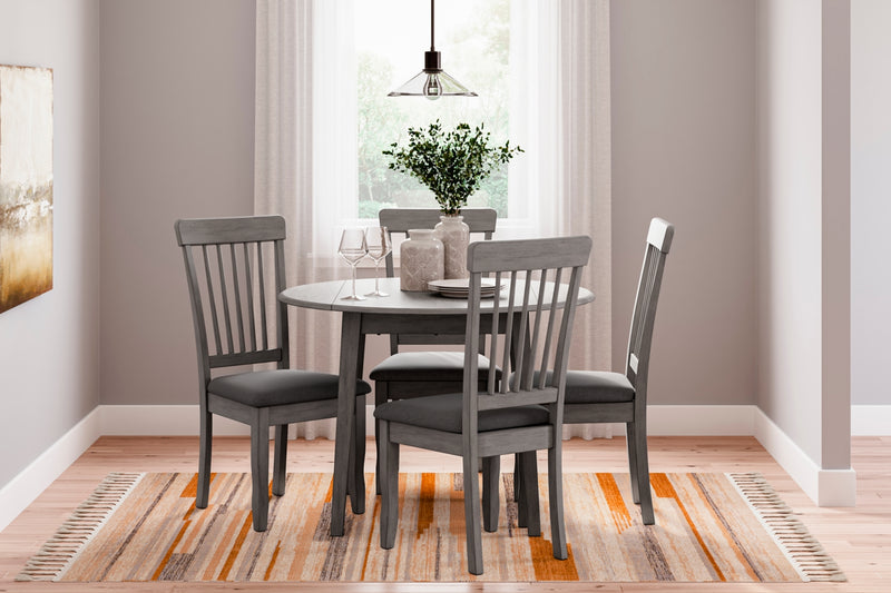 Shullden Round Dining Room Drop Leaf Table
