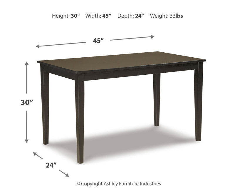 Juego de comedor Kimonte (hasta 4 sillas)
