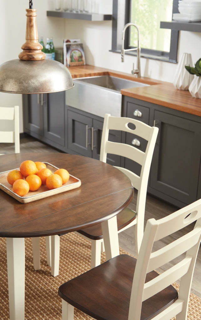 Woodanville Round Dining Room Drop Leaf Table