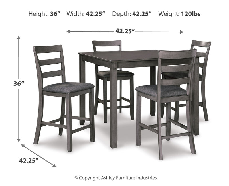 Bridson Square Counter Table Set