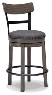 Caitbrook Upholstered Swivel Barstool