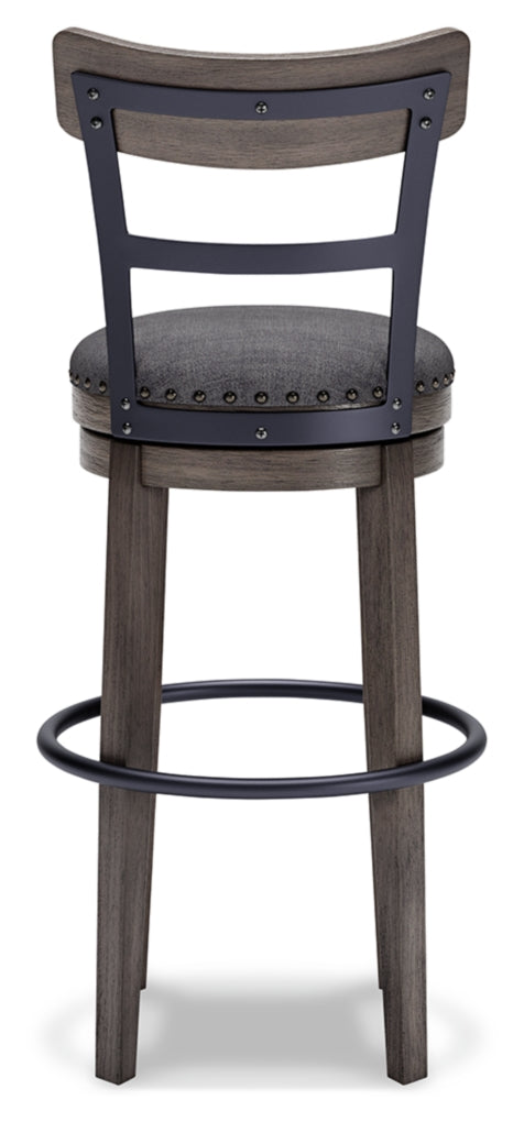 Caitbrook Tall Upholstered Swivel Barstool