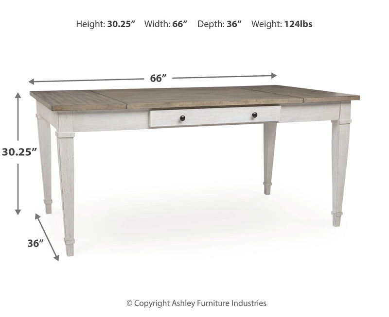 Mesa Skempton RECT DRM con Almacenamiento