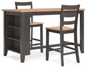 Gesthaven Dining Set (Up to 4 Barstools)