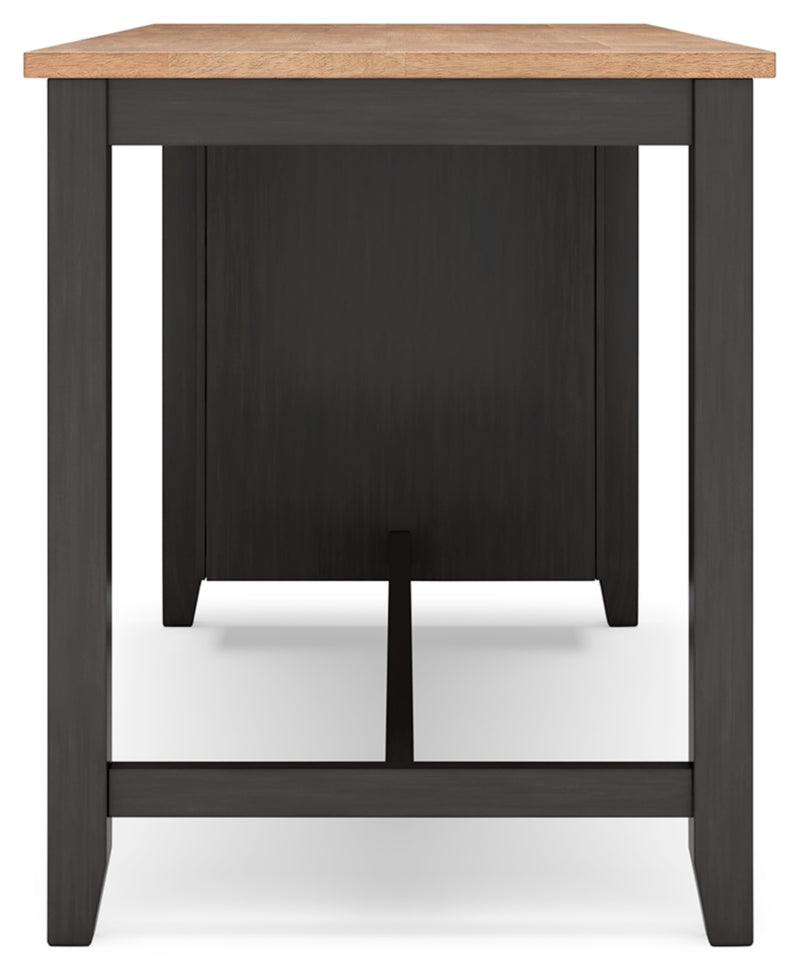 Gesthaven Dining Set (Up to 4 Barstools)