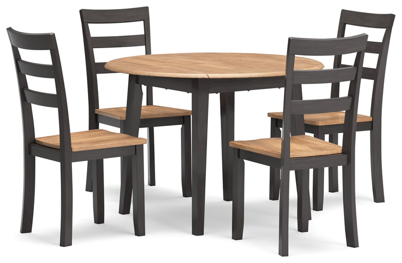 Gesthaven Dining Set (Up to 4 Barstools)