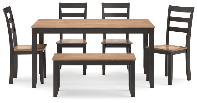 Gesthaven Dining Set (Up to 4 Barstools)