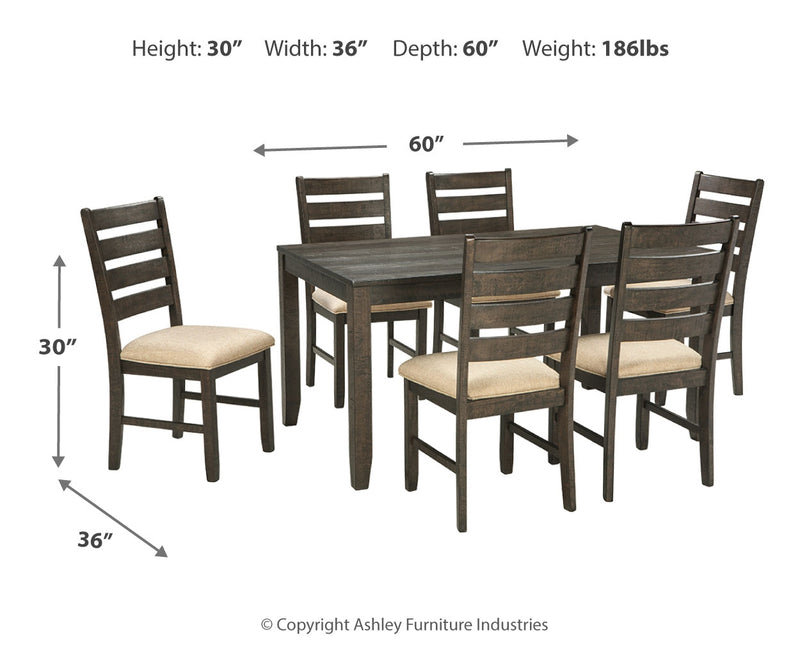 Juego de mesa de comedor Rokane