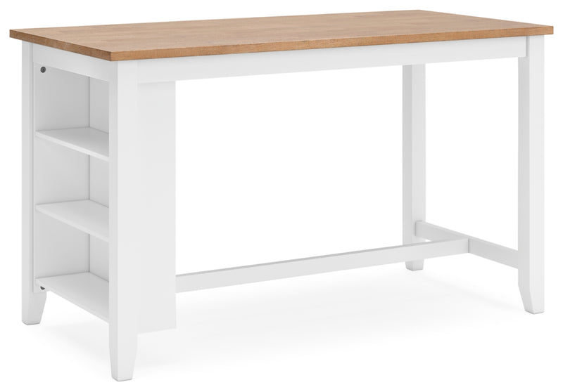 Gesthaven Dining Set (Up to 4 Barstools)